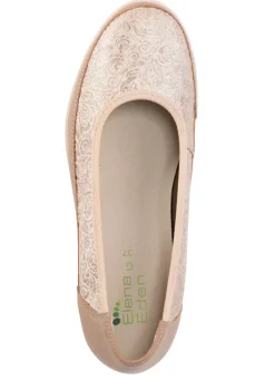 Hot ELENA EDEN, bequeme Damen-Ballerinas, Weite G, mit herausnehmbarem Fußbett Damen Ballerinas