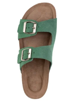 Clearance ELENA EDEN, bequeme Damen-Pantoletten, Weite H, aus Leder Damen Pantoletten