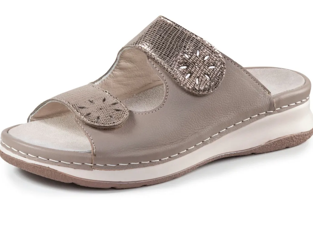 Sale ELENA EDEN, bequeme Damen-Pantoletten, Weite H, mit herausnehmbarem Fußbett Damen Sneaker & Sportschuhe|Pantoletten