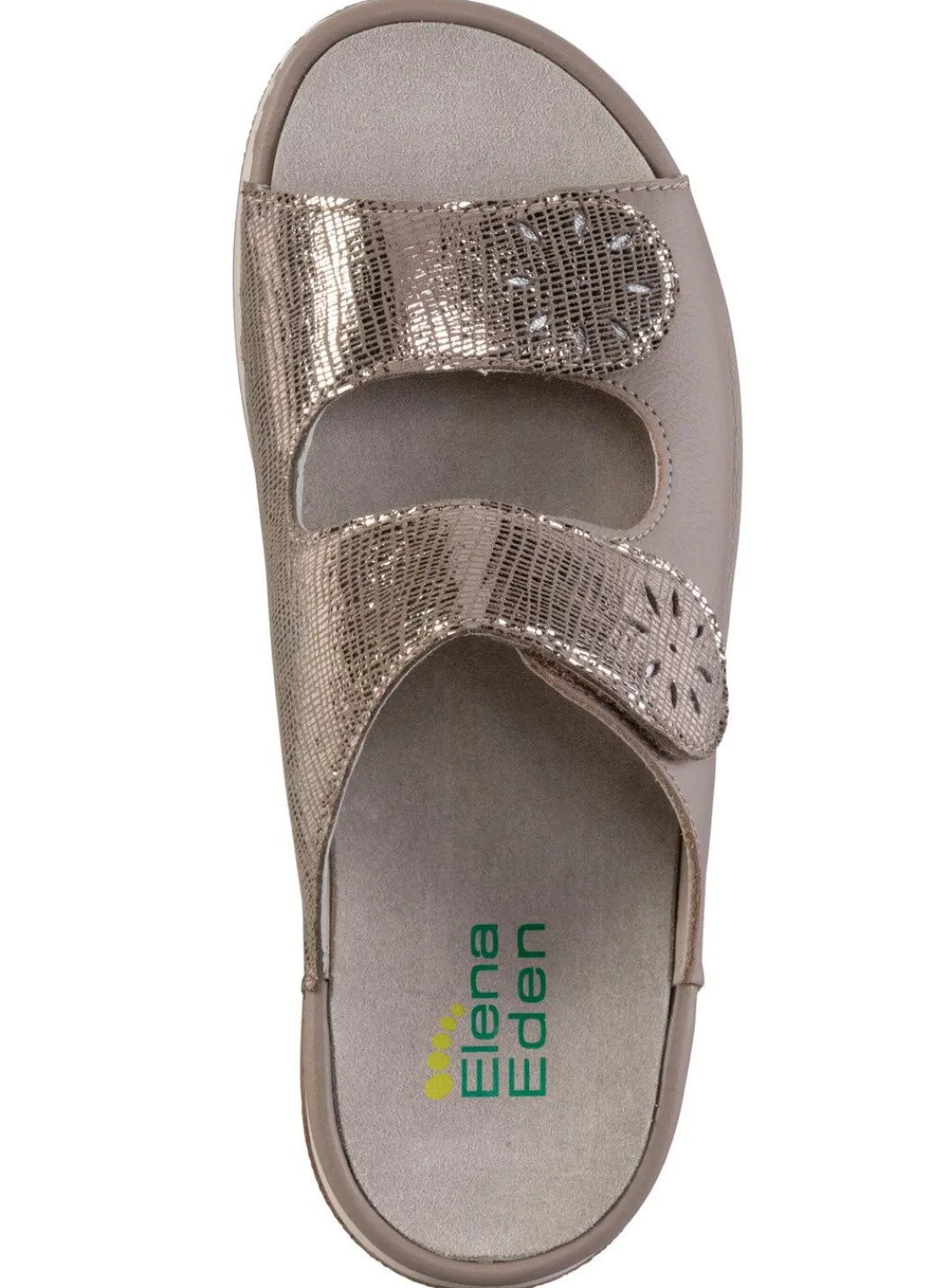 Sale ELENA EDEN, bequeme Damen-Pantoletten, Weite H, mit herausnehmbarem Fußbett Damen Sneaker & Sportschuhe|Pantoletten