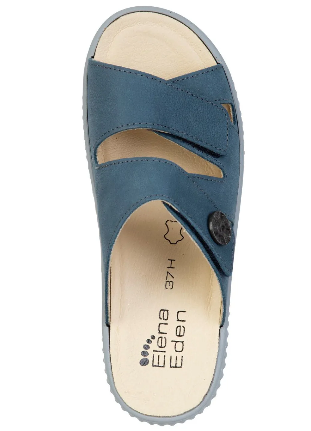 Sale ELENA EDEN, bequeme Damen-Pantoletten, Weite H, mit herausnehmbarem Fußbett Damen Pantoletten