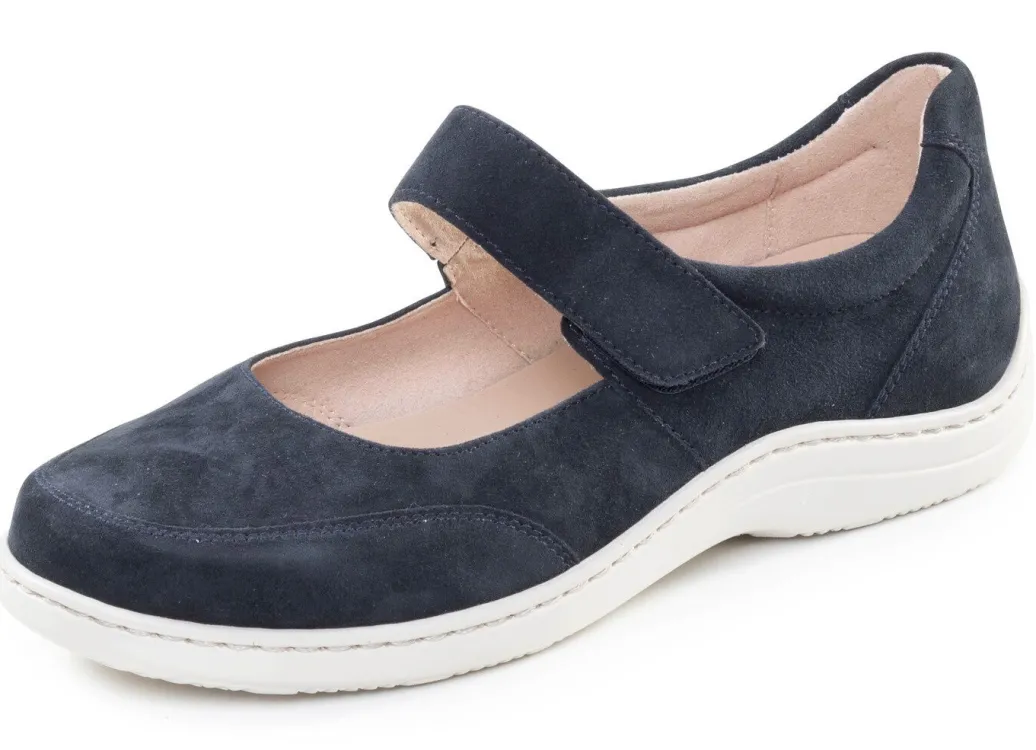 New ELENA EDEN, bequeme Damen-Slipper, Weite H, mit herausnehmbarem Fußbett Damen Slipper