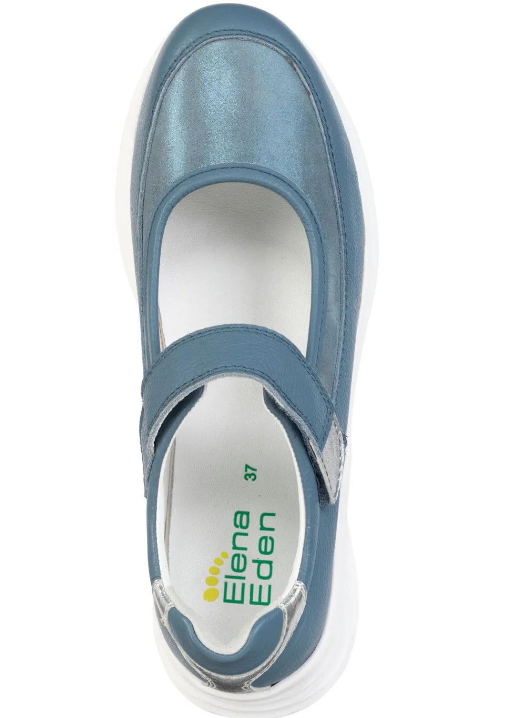 ELENA EDEN, bequeme Damen-Spangenschuhe, Weite H, mit herausnehmbarem Fußbett Damen Slipper