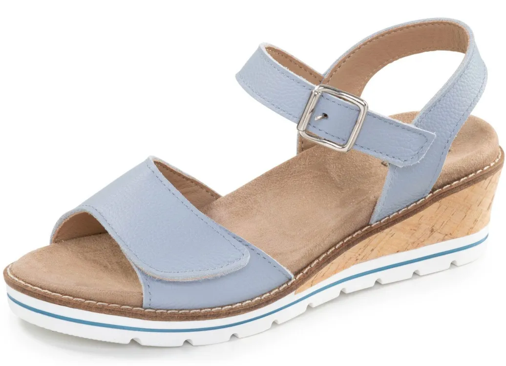 New ELENA EDEN, bequeme Damen-Sandaletten, Weite H, mit herausnehmbarem Fußbett Damen Sandalen