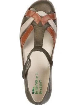 Discount ELENA EDEN, bequeme Damen-Sandalen, Weite H, mit Klettspange Damen Sandalen