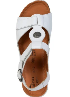 New ELENA EDEN, bequeme Damen-Sandalen, Weite G, mit Klettverschluss Damen Sandalen