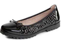 ELENA EDEN, elegante Damen-Ballerinas, Weite G, mit Gummizug Damen Ballerinas