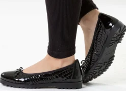 ELENA EDEN, elegante Damen-Ballerinas, Weite G, mit Gummizug Damen Ballerinas