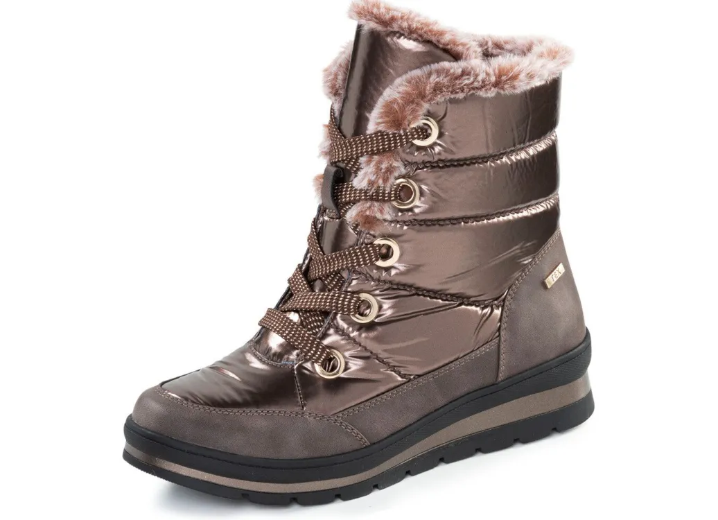 Outlet ELENA EDEN, gefütterte Damen-Boots, Winterschuhe, Weite G, mit herausnehmbarem Fußbett Damen Winterschuhe|Stiefel & Stiefeletten