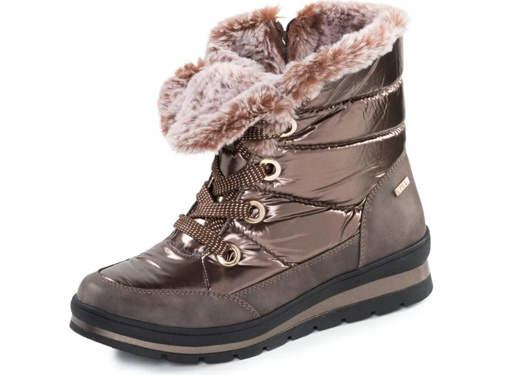 Outlet ELENA EDEN, gefütterte Damen-Boots, Winterschuhe, Weite G, mit herausnehmbarem Fußbett Damen Winterschuhe|Stiefel & Stiefeletten