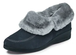 Sale ELENA EDEN Hausschuh mit echtem Lammfellfutter Damen Hausschuhe