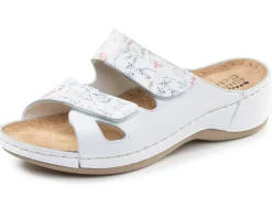 Sale ELENA EDEN, klassische Damen-Pantoletten, Weite G, mit Klettverschluss Damen Pantoletten