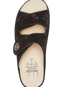 Sale ELENA EDEN, klassische Damen-Pantoletten, Weite H, mit herausnehmbaren Fußbett Damen Pantoletten