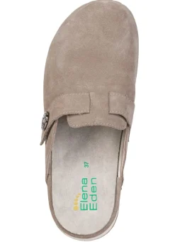 ELENA EDEN, klassische Damen-Clogs, Weite H, mit herausnehmbarem Fußbett Damen Clogs