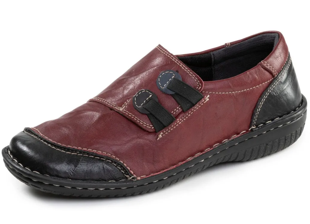 New ELENA EDEN, klassische Damen-Slipper, Weite G, mit herausnehmbarem Fußbett Damen Slipper