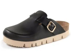 ELENA EDEN, klassische Damen-Clogs, Weite H, mit Klettspange Damen Clogs