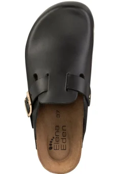 ELENA EDEN, klassische Damen-Clogs, Weite H, mit Klettspange Damen Clogs