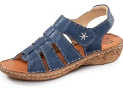Best ELENA EDEN, klassische Damen-Sandalen, Weite G, mit Klettverschluss Damen Sandalen
