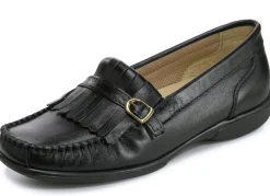 Outlet ELENA EDEN, klassische Damen-Slipper, Weite H, mit herausnehmbarem Lederfußbett Damen Slipper