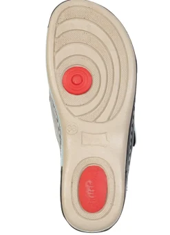 Sale ELENA EDEN, klassische Damen-Pantoletten, Weite G, mit Klettverschluss Damen Pantoletten