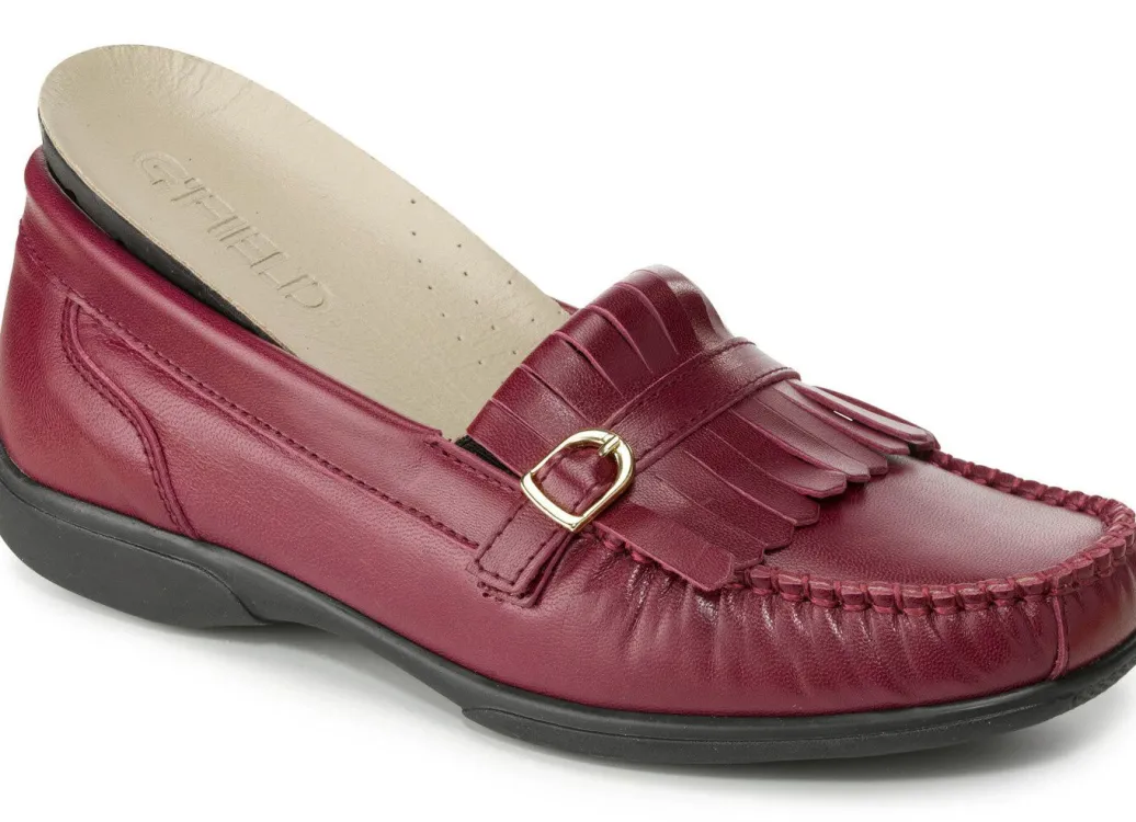 Clearance ELENA EDEN, klassische Damen-Slipper, Weite H, mit herausnehmbarem Lederfußbett Damen Slipper