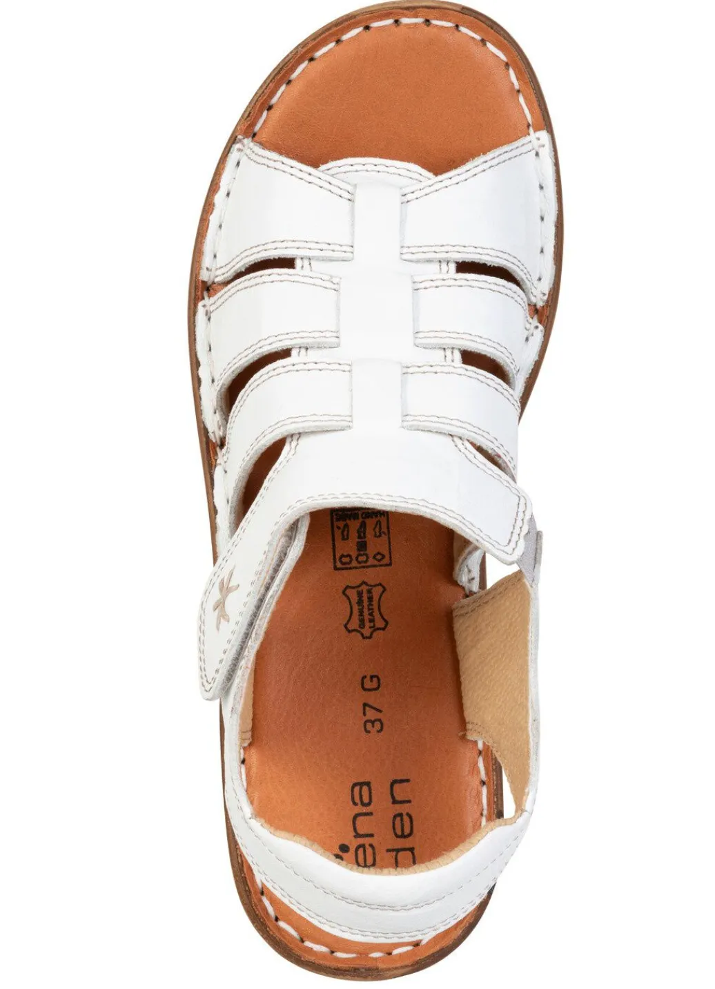 Discount ELENA EDEN, klassische Damen-Sandalen, Weite G, mit Klettverschluss Damen Sandalen