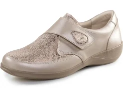 Sale ELENA EDEN Klettschuh aus schimmerndem Nappaleder Damen Slipper|Sneaker & Sportschuhe