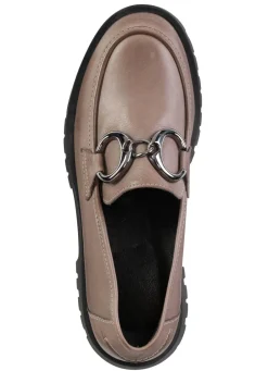 Hot ELENA EDEN Loafer mit Metallschmuck Damen Slipper