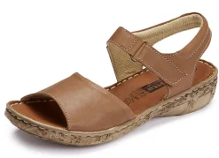 Clearance ELENA EDEN, modische Damen-Sandalen, Weite G, mit Klettverschluss Damen Sandalen