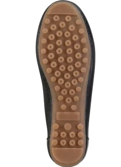 Discount ELENA EDEN Mokassin-Slipper aus weichem, genarbtem Hirsch-Nappaleder Damen Slipper
