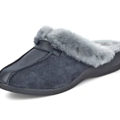 Outlet ELENA EDEN Pantoffel mit echtem Lammfellfutter Damen Hausschuhe