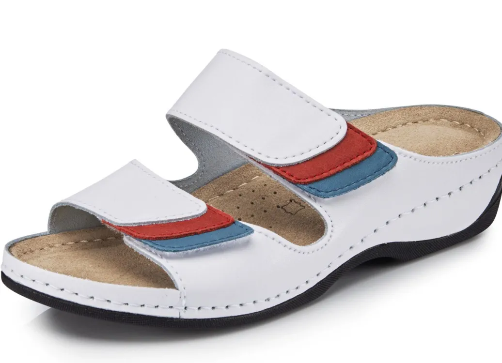 Outlet ELENA EDEN Pantolette mit Kontrast-Einsätzen Damen Pantoletten