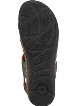 Sale ELENA EDEN Sandale aus Nappaleder mit Kontrastbesätzen Damen Sandalen