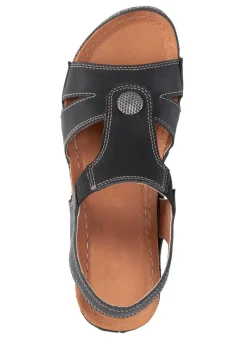 Damen Mona Sandalen<ELENA EDEN Sandale aus Nappaleder mit Metallschmuck