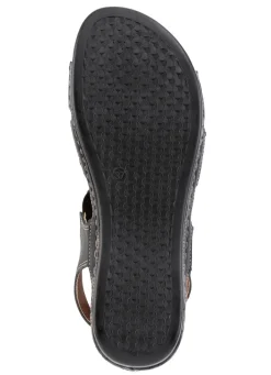 Damen Mona Sandalen<ELENA EDEN Sandale aus Nappaleder mit Metallschmuck