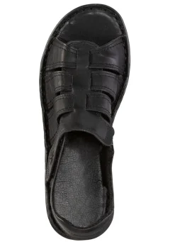 Clearance ELENA EDEN Sandale aus Nappaleder mit dezenter Knitter-Struktur Damen Sandalen