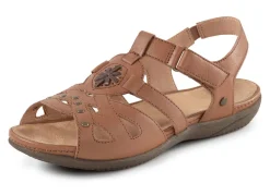 New ELENA EDEN Sandale mit Ziernieten und Lederdurchzügen Damen Sandalen