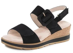 Online ELENA EDEN Sandalette aus feinem Nubukleder Damen Sandalen