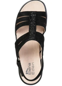 Outlet ELENA EDEN, schicke Damen-Sandalen, Weite G, mit herausnehmbarem Fußbett Damen Sandalen