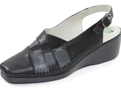 ELENA EDEN, schicke Damen-Sandalen, Weite G, mit Gummizug Damen Sandalen