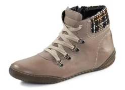 New ELENA EDEN Schnür-Bootie mit gepolstertem Textil-Schaftrand Damen Stiefel & Stiefeletten