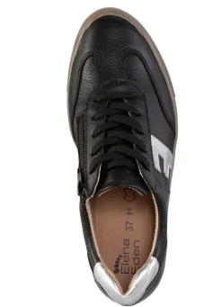New ELENA EDEN Schnür-Sneaker aus genarbtem Nappaleder Damen Sneaker & Sportschuhe|Schnürschuhe