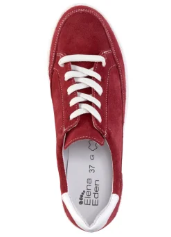 Online ELENA EDEN Schnür-Sneaker aus Veloursleder Damen Sneaker & Sportschuhe|Schnürschuhe