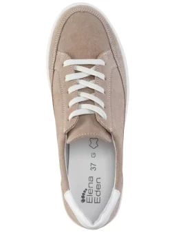 ELENA EDEN Schnür-Sneaker aus Veloursleder Damen Sneaker & Sportschuhe|Schnürschuhe