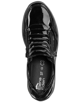 ELENA EDEN Slipper aus Lackleder Damen Slipper