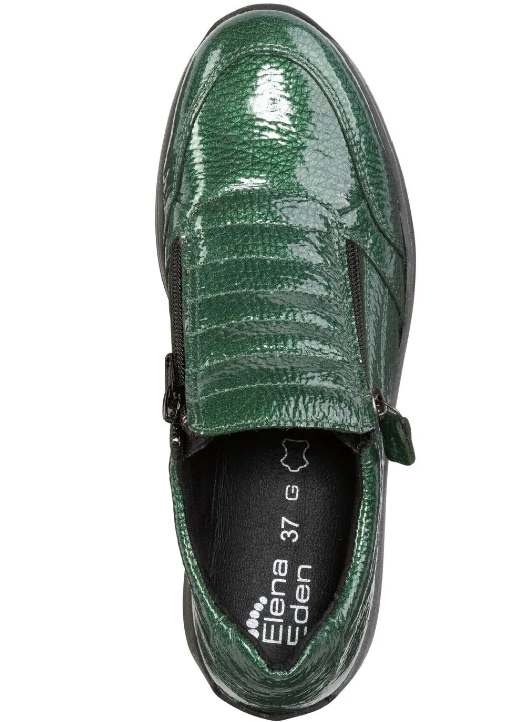 Best ELENA EDEN Slipper aus Lackleder Damen Slipper