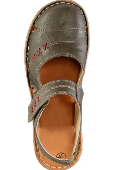 Online ELENA EDEN Slipper aus Nappaleder mit Knitter-Struktur Damen Slipper
