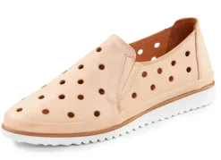 Clearance ELENA EDEN Slipper aus weichem Nappaleder mit Lochungen Damen Slipper