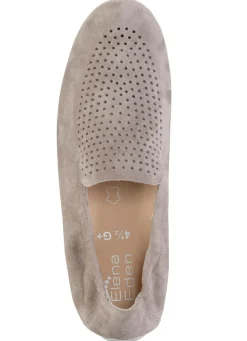 New ELENA EDEN Slipper aus weichem Veloursleder mit luftiger Perforation Damen Slipper