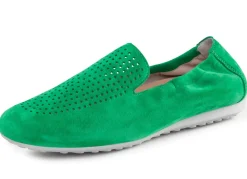 Sale ELENA EDEN Slipper aus weichem Veloursleder mit luftiger Perforation Damen Slipper